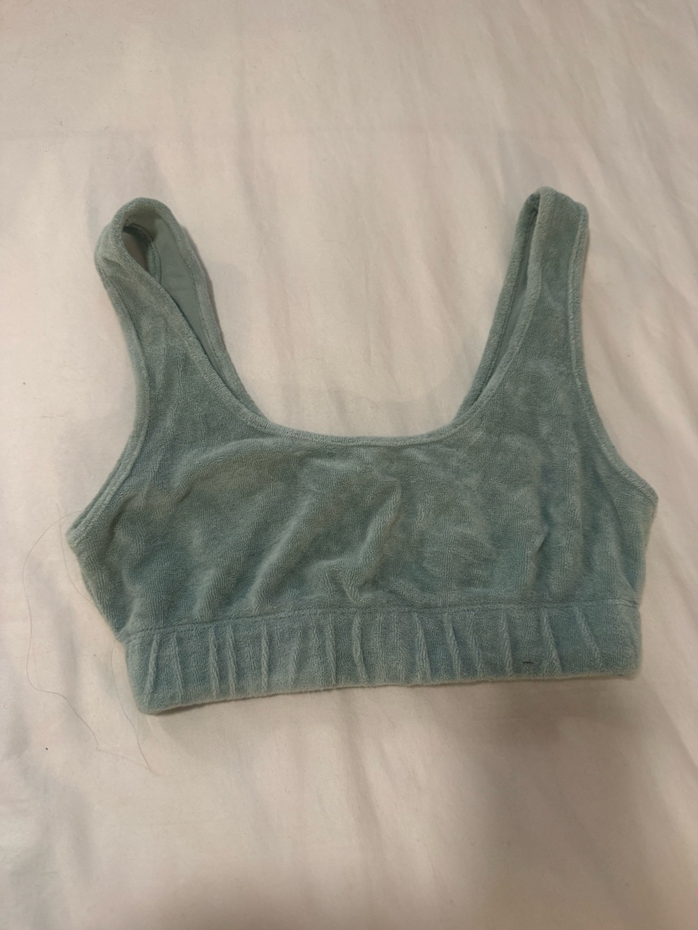 Zara Mint Green Terry Tank Top